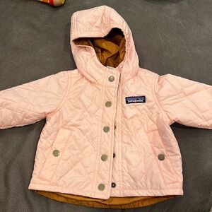 Patagonia 3-6 month reversible rain jacket